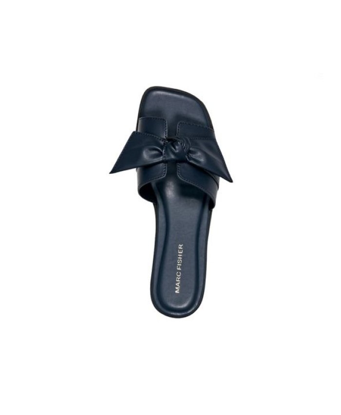 MARC FISHER WOMEN'S FINEY SQUARE TOE TIP FLAT SANDAL