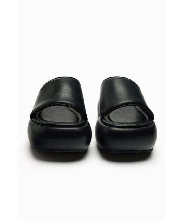 Black Zara Flatform Sandals